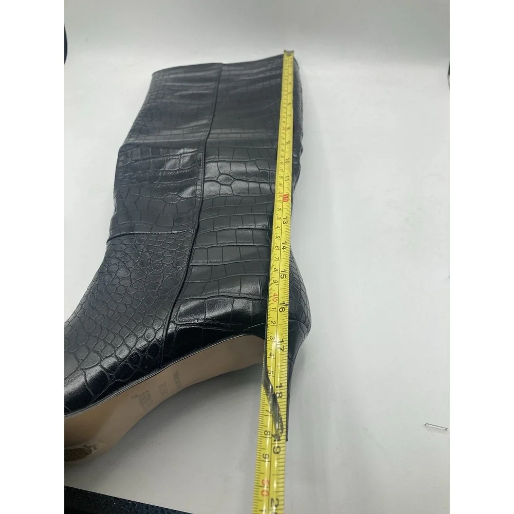 Wetkiss Classic Crocodile Boot With Stiletto Heel Pointed Toe Size (Women's) 7.5
